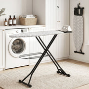 Artiss Foldable Ironing Board with Iron Rest Ironing Board for Laundry Room Arrow IRB-STAND-ARROW-N110-GY
