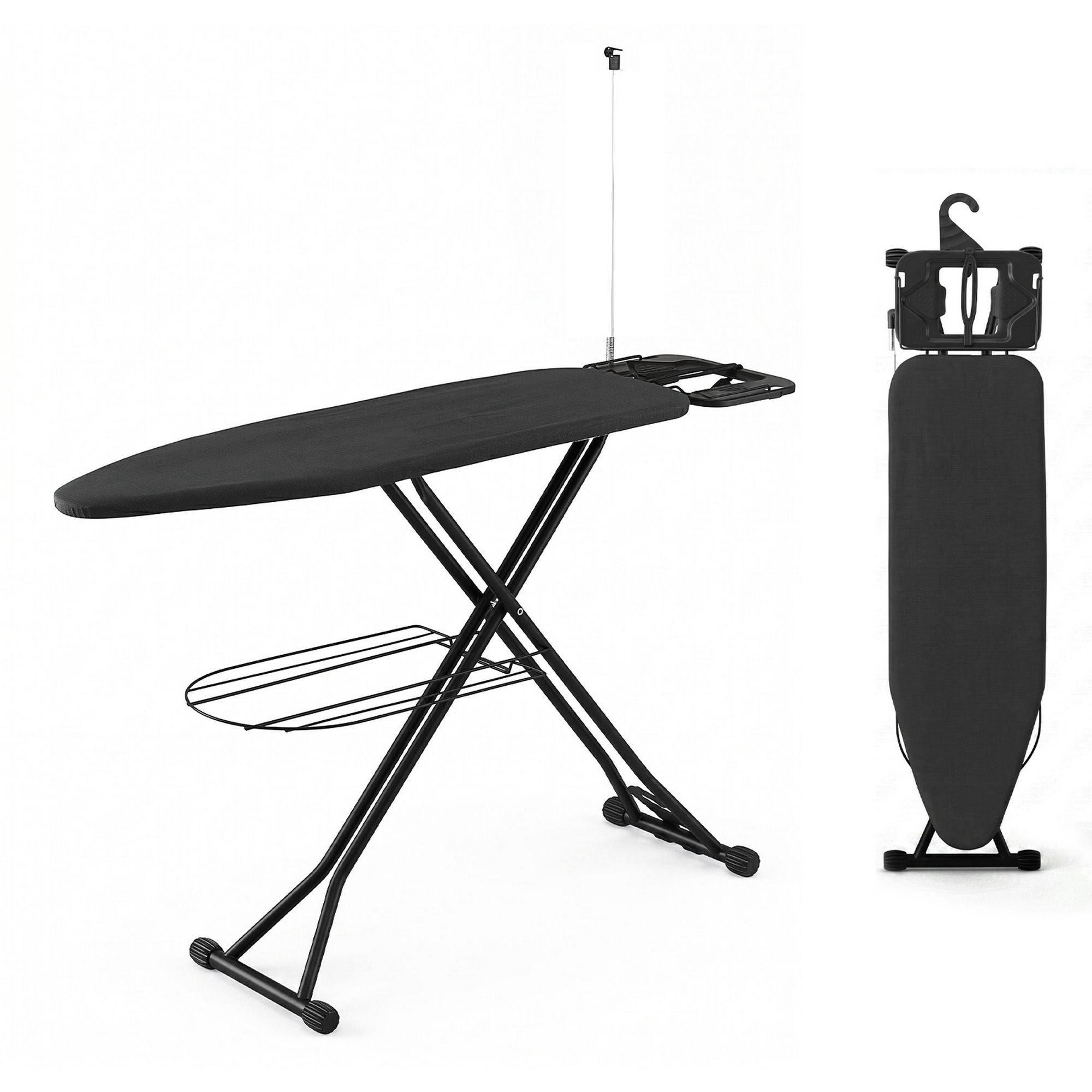 Artiss Foldable Ironing Board with Iron Rest Ironing Board for Laundry Room IRB-STAND-N110-GY