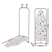 Artiss Ironing Board Wall Mounted Foldable White IRB-WM-100-GY