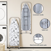 Artiss Ironing Board Wall Mounted Foldable White IRB-WM-100-GY