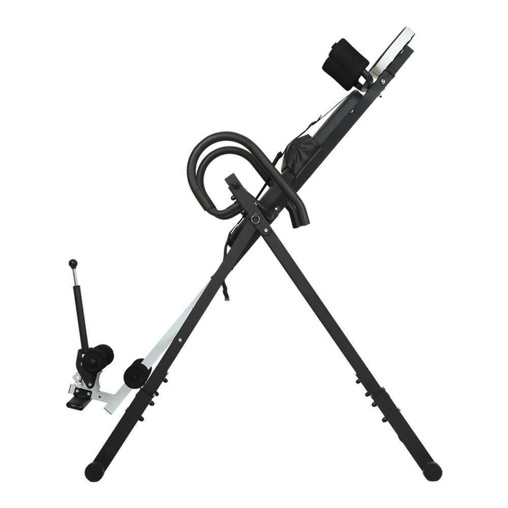 Everfit Inversion Table Gravity Exercise Inverter Back Stretcher Home Gym Grey IVT-6312-GY