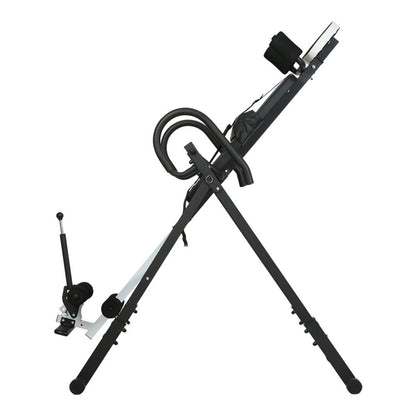 Everfit Inversion Table Gravity Exercise Inverter Back Stretcher Home Gym Grey IVT-6312-GY