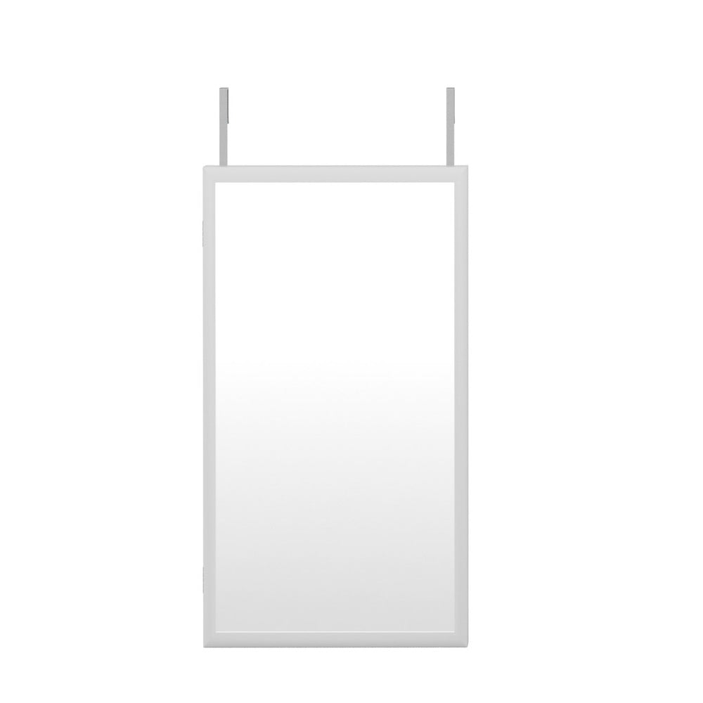 Artiss Jewellery Cabinet Mirror Door Wall Mount JC-WM-LED-60-WH