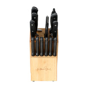 5-Star Chef 14PCS Kitchen Knife Set Stainless Steel Non-stick with Sharpener KBS-ABS430-14-BK