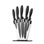 5-Star Chef 7PCS Kitchen Knife Set Stainless Steel Non-stick with Sharpener KBS-PP-7-ABK
