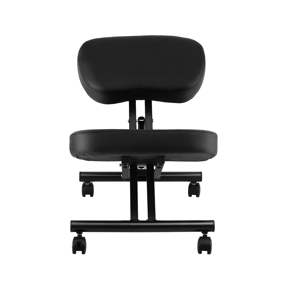 Artiss Kneeling Chair Ergonomic Office Chairs Home Knee Seat Posture Stretch Rest KCHAIR-PU-BK