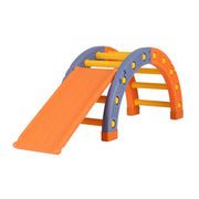 Keezi Kids Climbing Frame Set With Slide Indoor Outdoor Toddler Toys Pikler Arch Climber KCS-SLIDE-ARC-OG