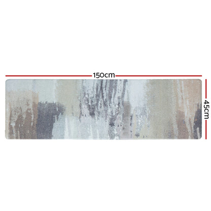 Artiss Kitchen Mat 45x150cm PVC Floor Rug Carpet Non-slip Lydia KMAT-PVC-01-45X150