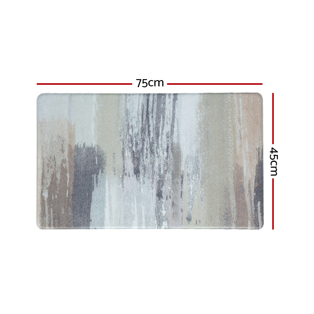 Artiss Kitchen Mat 45x75cm PVC Floor Rug Carpet Non-slip Lydia KMAT-PVC-01-45X75