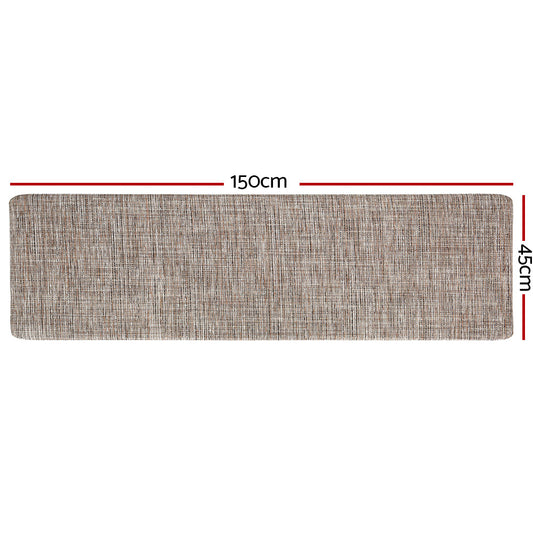 Artiss Kitchen Mat 45x150cm Textilene Floor Rug Carpet Non-slip KMAT-PVC-02-45X150