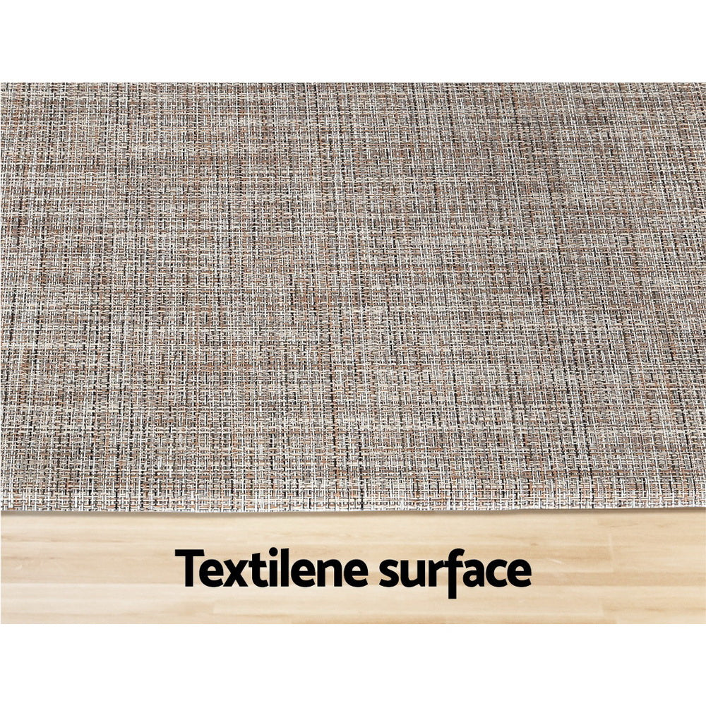Artiss Kitchen Mat 45x150cm Textilene Floor Rug Carpet Non-slip KMAT-PVC-02-45X150