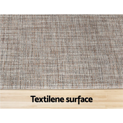 Artiss Kitchen Mat 45x150cm Textilene Floor Rug Carpet Non-slip KMAT-PVC-02-45X150