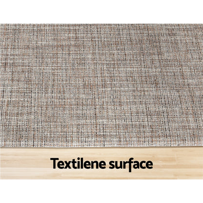 Artiss Kitchen Mat 45x75cm Textilene Floor Rug Carpet Non-slip KMAT-PVC-02-45X75