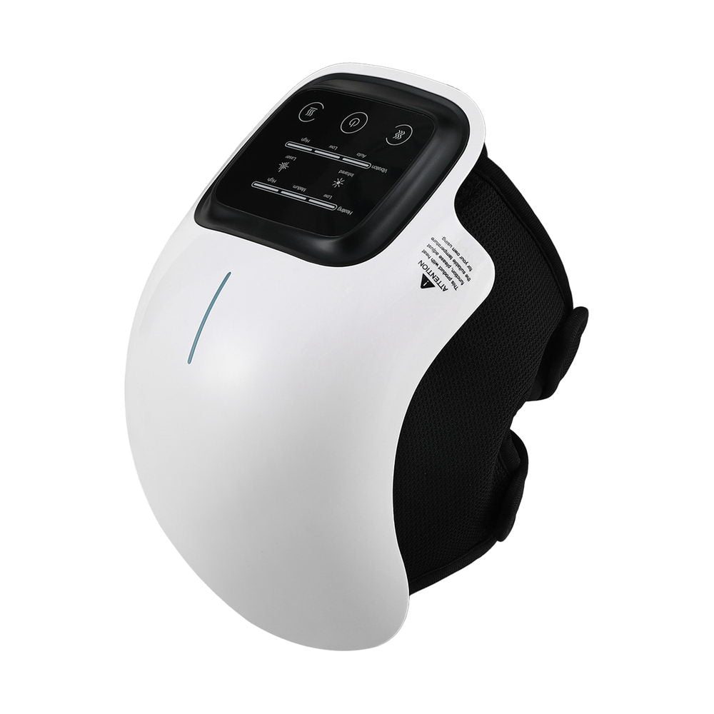 Livemor Knee Massager Vibration Infrared Heating Therapy Machine Elbow KNEE-MASSAGE-01-WHBK