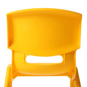 Keezi Kids Chairs Set Plastic Set of 4 Activity Study Chair 50KG KPF-CHAIR-4PC-BRGY