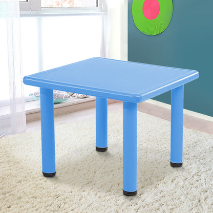 Keezi Kids Table Plastic Square Activity Study Desk 60X60CM KPF-TABLE-60-BU