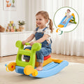 Keezi Kids Slide Set Toddler Indoor Playset Rocking Horse Ring Toss Multi Colour KPS-SLIDE-HRS-CLF