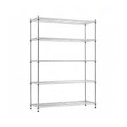 Artiss 5-Tier Kitchen Rack Shelf Shelving 120x45x179CM Adjustable Metal Storage Shelves KR-MEL-5S-120-SS