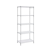 Artiss 5-Tier Kitchen Rack Shelf Shelving Unit 60x35x150CM Adjustable Metal Storage Shelves Silver KR-MEL-5S-60-SS