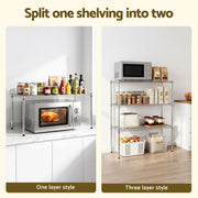 Artiss 5-Tier Kitchen Rack Shelf Shelving 90x35x182CM Adjustable Metal Storage Shelves KR-MEL-5S-90-SS