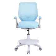 Keezi Kids Ergonomic Study Chair Adjustable w/ Wheels Footrest Blue KTC-A-NETC-BL