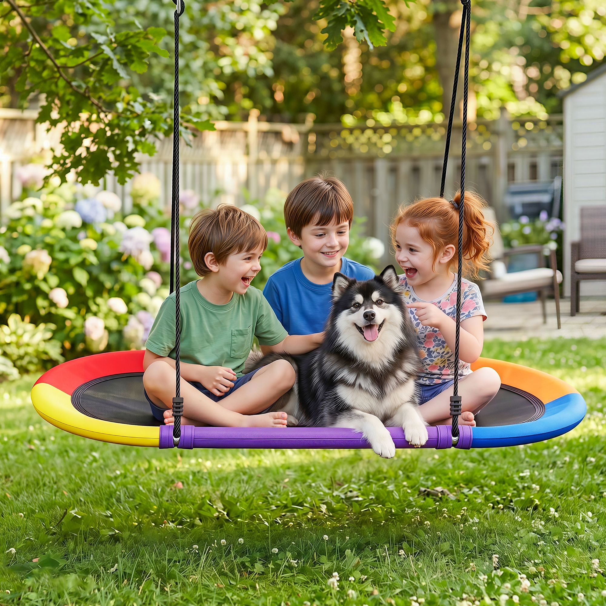 Gardeon Tree Swing Hammock 150cm for Backyard Porch Outside Playground KTS-OX-150CM