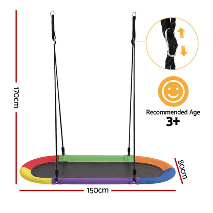 Gardeon Tree Swing Hammock 150cm for Backyard Porch Outside Playground KTS-OX-150CM