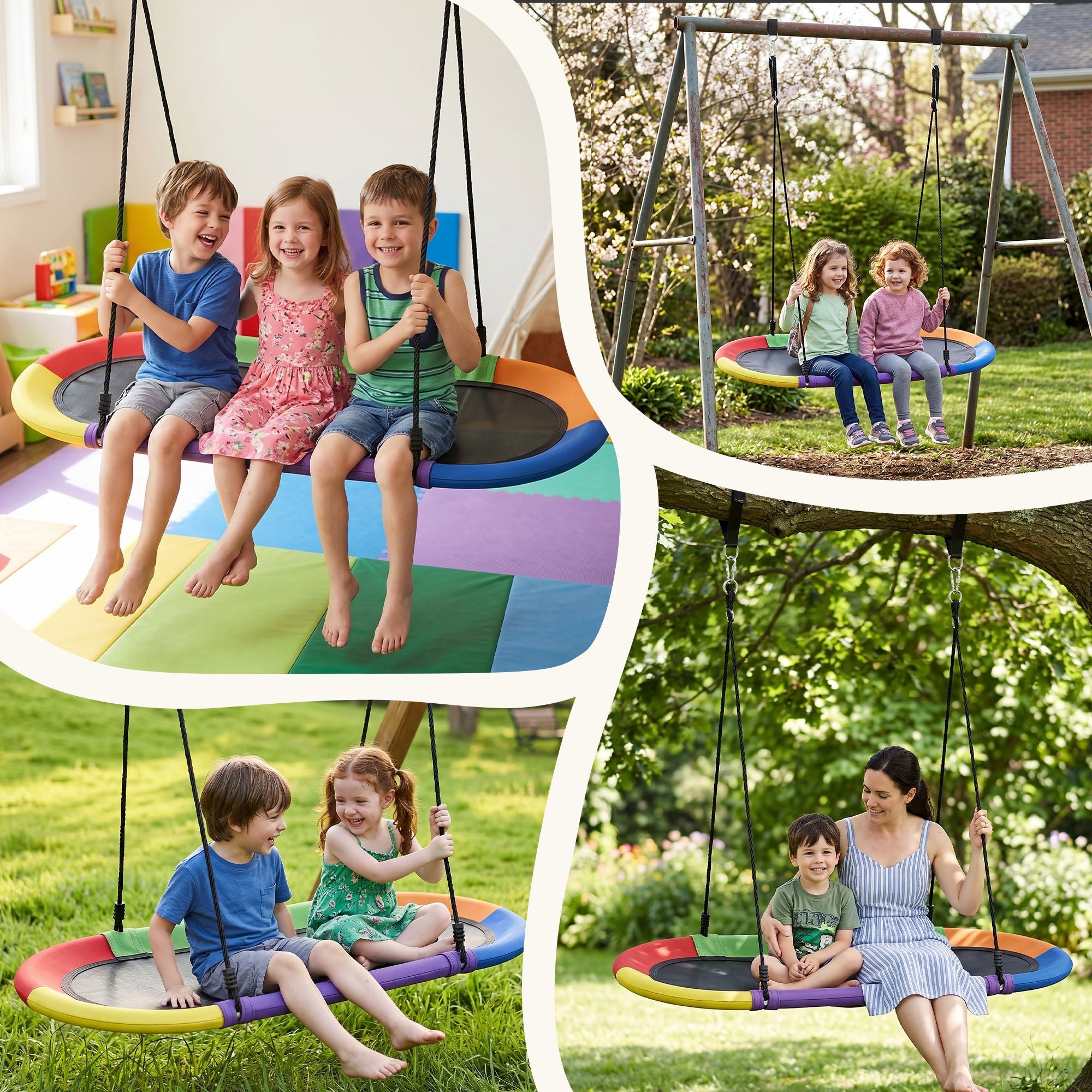 Gardeon Tree Swing Hammock 150cm for Backyard Porch Outside Playground KTS-OX-150CM