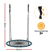 Gardeon Tree Swing Net Hammock 98.5cm for Backyard Porch Outside Playground KTS-WEB-99CM