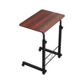 Artiss Laptop Desk Table Adjustable 60CM Dark Wood LA-DESK-60-DW