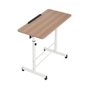 Artiss Laptop Desk Table Adjustable 80CM Light Wood LA-DESK-80T-LW