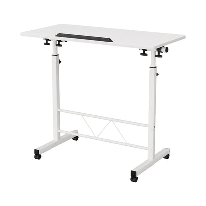 Artiss Laptop Desk Table Adjustable 80CM White LA-DESK-80T-WH