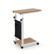 Artiss Laptop Desk Height Adjustable Mobile Workstation Computer Desks 48CM Oak LA-DESK-C-48-WA