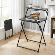 Artiss Laptop Desk Foldable Study Desk Home Office Black LA-DESK-C-60D-FOLD-BK