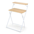 Artiss Laptop Desk Computer Foldable Study Desk Home Office Oak LA-DESK-C-60D-FOLD-WD