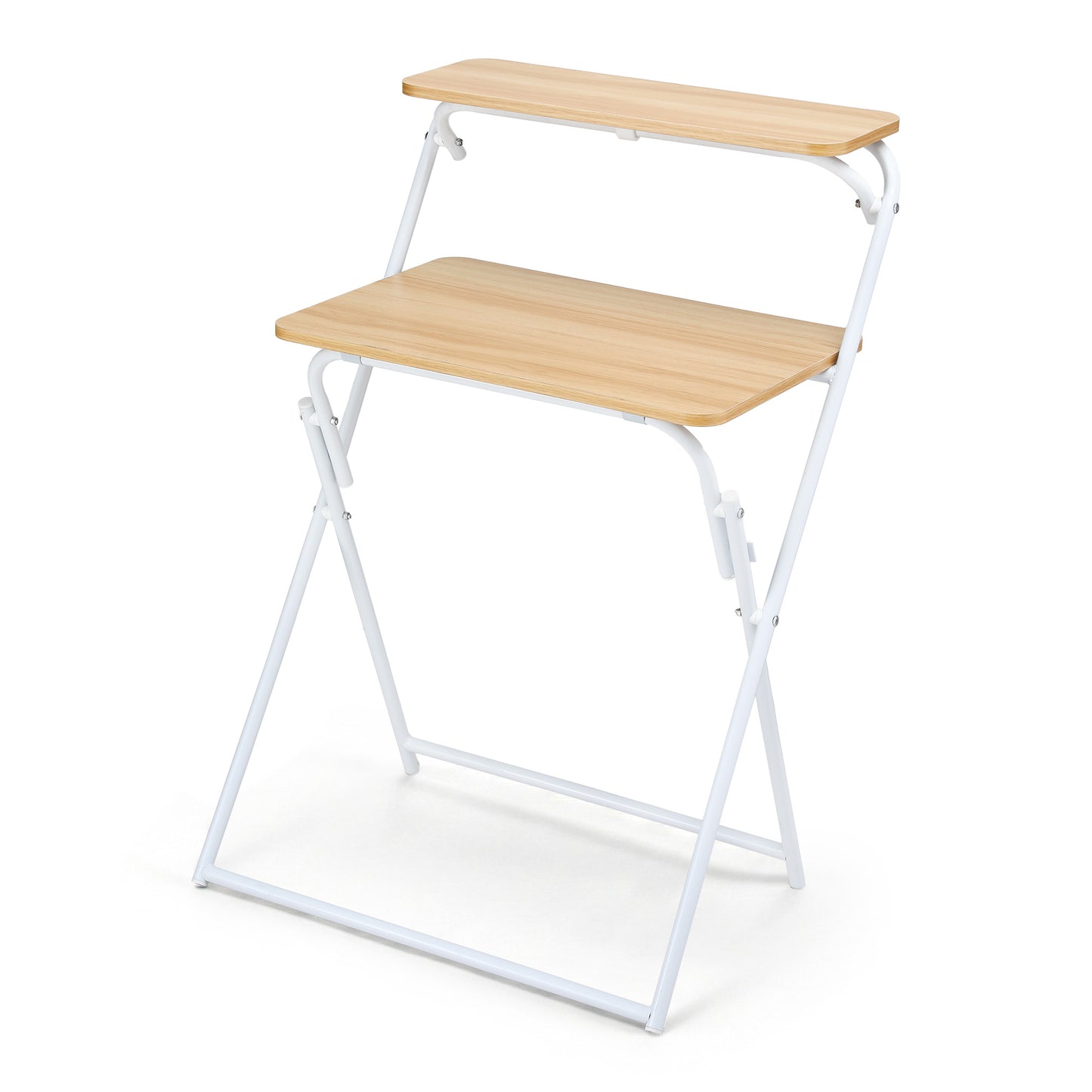 Artiss Laptop Desk Computer Foldable Study Desk Home Office Oak LA-DESK-C-60D-FOLD-WD