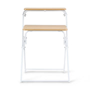 Artiss Laptop Desk Computer Foldable Study Desk Home Office Oak LA-DESK-C-60D-FOLD-WD