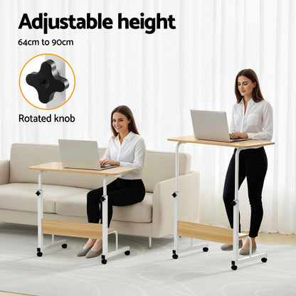 Artiss Laptop Desk Portable Sit Stand Desks Height Adjustable Workstation 80CM LA-DESK-C-80-T-WA