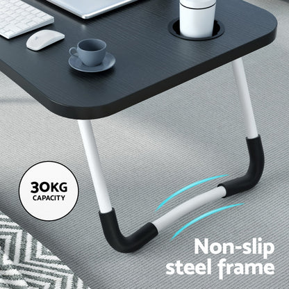 Laptop Desk Table Foldable Stand Lap Tray Sofa Bed Portable Adjustable Desks LA-DESK-FOLD-BK