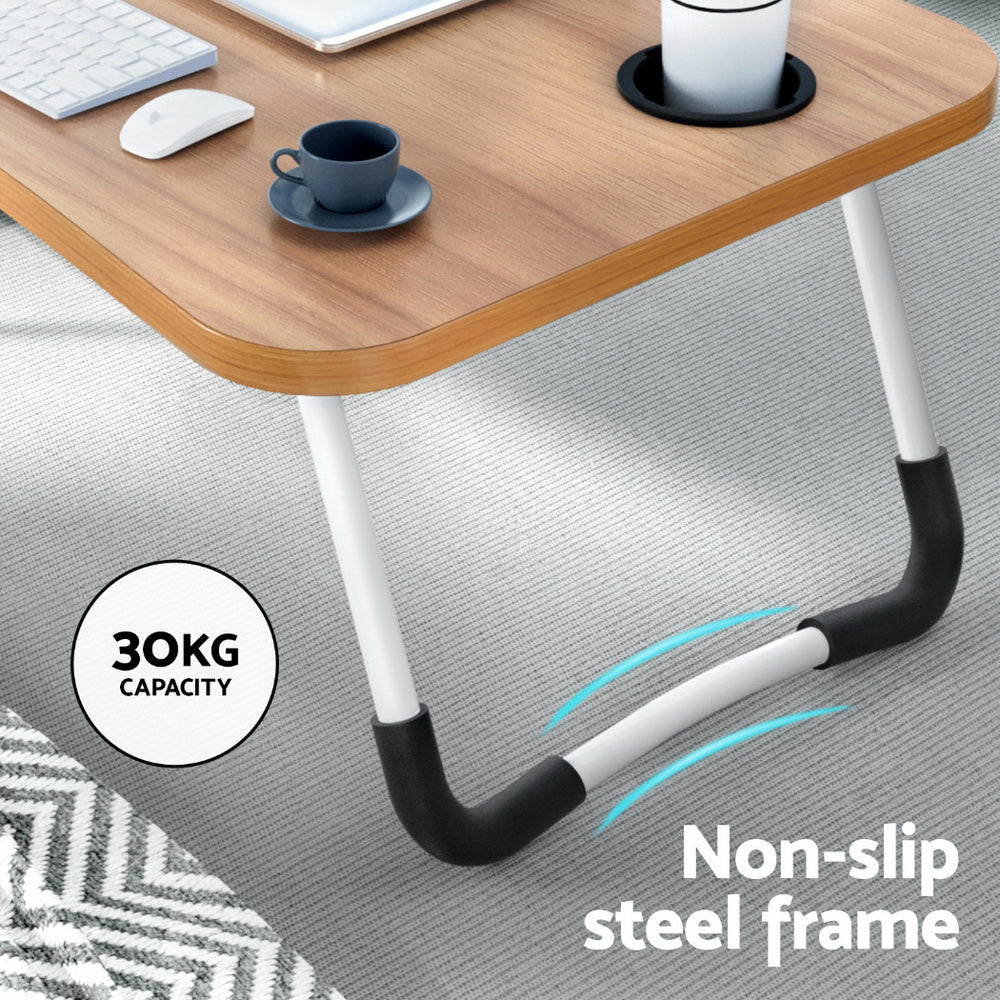 Laptop Desk Table Foldable Stand Lap Tray Sofa Bed Portable Adjustable Desks LA-DESK-FOLD-WD