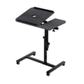 Artiss Laptop Desk Table Fan Cooling Black 60CM LA-DESK-GEN-L2-BK