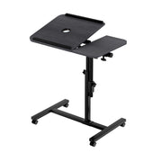 Artiss Laptop Desk Table Fan Cooling Black 60CM LA-DESK-GEN-L2-BK