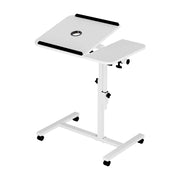 Artiss Laptop Desk Table Fan Cooling White 60CM LA-DESK-GEN-L2-WH