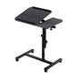 Artiss Laptop Desk Table Fan Cooling Black 60CM LA-DESK-LEO-L1-BK