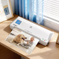 Devanti A4 Laminator Machine, Hot & Cold Thermal Fast Lamination Anti-Jam Laminator for Office School Home LAMI-OL281-A4-WH