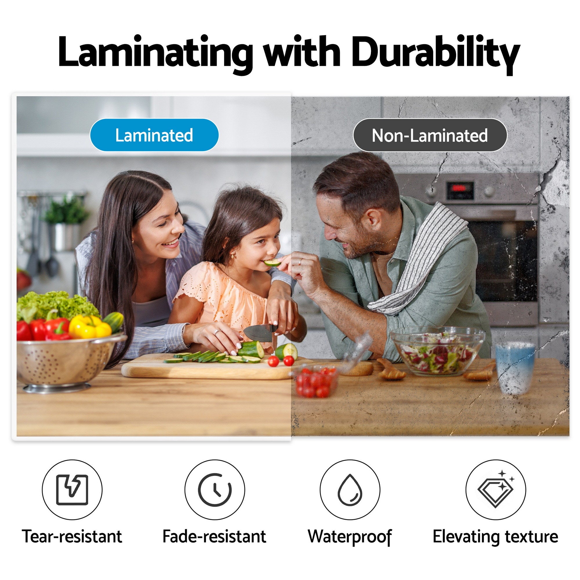 Devanti A4 Laminator Machine, Hot & Cold Thermal Fast Lamination Anti-Jam Laminator for Office School Home LAMI-OL281-A4-WH