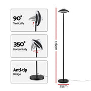 Artiss 2-in-1 LED Floor Lamp with Galaxy Projector &Remote, 178cm Tall Torchiere Standing Light with Dynamic LAMP-FLOOR-2IN1-BK