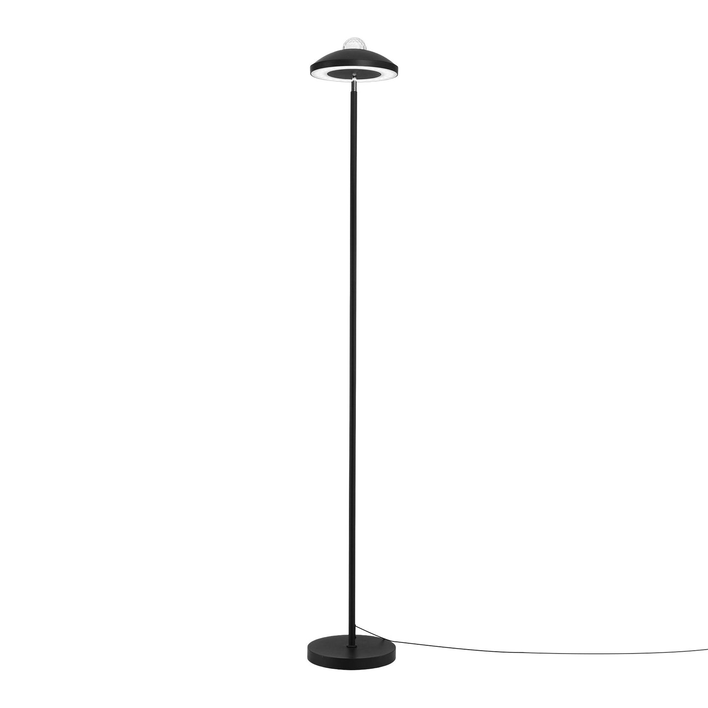 Artiss 2-in-1 LED Floor Lamp with Galaxy Projector &Remote, 178cm Tall Torchiere Standing Light with Dynamic LAMP-FLOOR-2IN1-BK