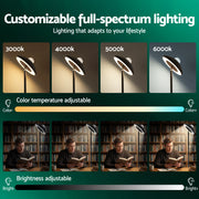 Artiss 2-in-1 LED Floor Lamp with Galaxy Projector &Remote, 178cm Tall Torchiere Standing Light with Dynamic LAMP-FLOOR-2IN1-BK