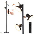 Artiss LED Tree Floor Lamp, 36W Modern Dimmable Standing Lamp with Remote & Touch Control, 4 Color LAMP-FLOOR-3H-LED
